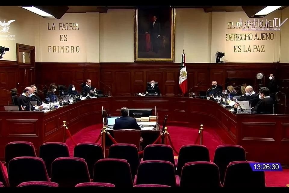 La discusión interna en la Suprema Corte se dio en una reunión privada antes de la sesión pública.