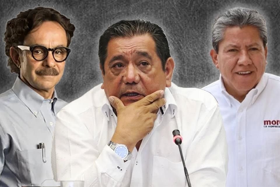 Gabriel Quadri (izquierda), Félix Salgado (centro) y David Monreal (derecha).