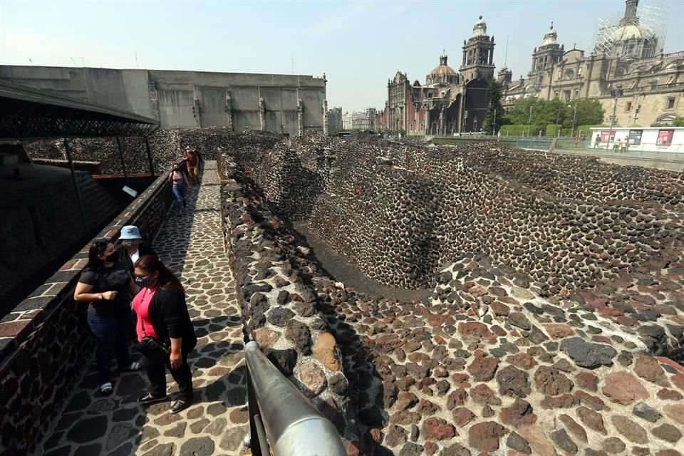 Este martes recorrieron el Templo Mayor los primeros visitantes en un año.