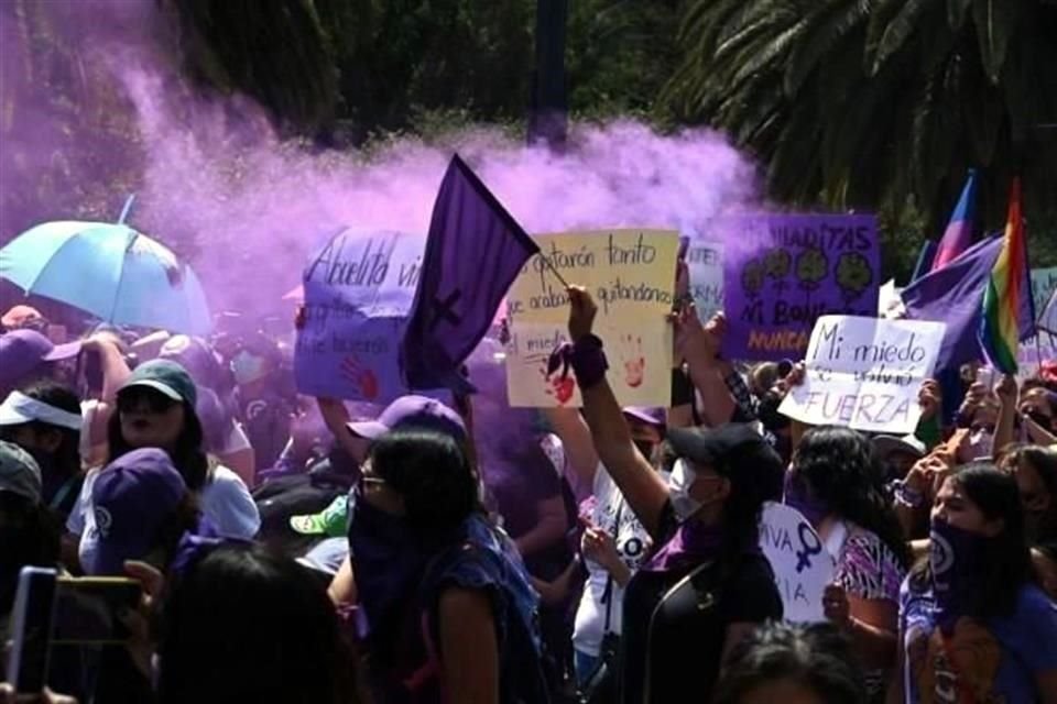 El Presidente celebró la 'actitud responsable' y de no violencia de las mujeres que participaron ayer en la marcha conmemorativa por el 8M.