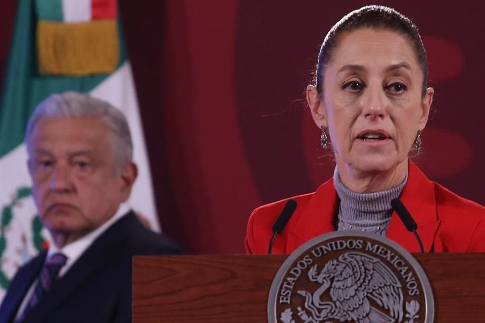 Claudia Sheinbaum y Andrés Manuel López Obrador.