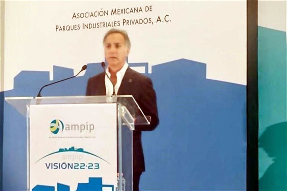 Sergio Argüelles, presidente de la Asociación Mexicana de Parques Industriales Privados, aseguró que los nuevos desarrollos ya cuentan con redes de agua tratada. 