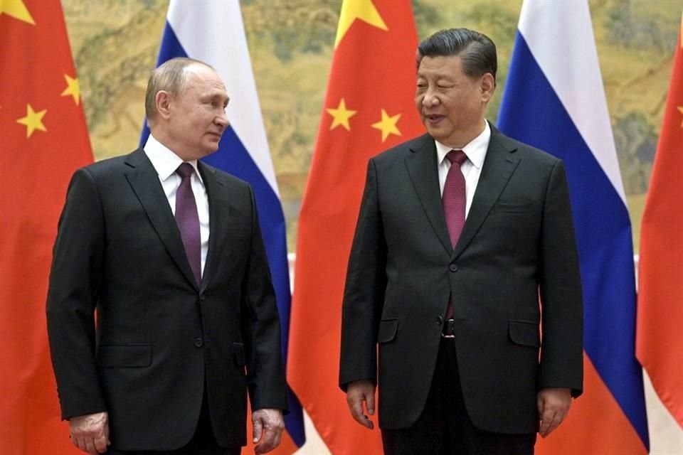 El Presidente de Rusia, Vladimir Putin, y el de China, Xi Jinping, en una reunión en Beijing este año.