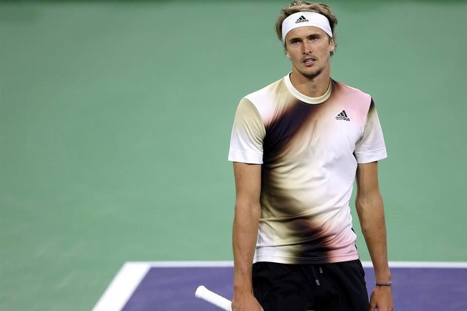 Alexander Zverev perdió en su primer partido de Indian Wells.