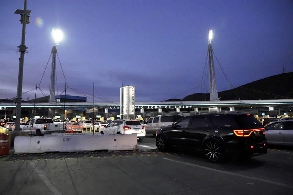 Vista a inicios de marzo del puerto fronterizo de San Ysidro, entre Tijuana y San Diego.