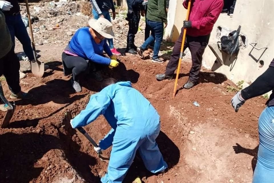 La búsqueda que se realizó del viernes al domingo pasado, con el trabajo de los colectivos 'Guerreras Buscadoras de Ciudad Obregón' y 'Rastreadoras de Ciudad Obregón'.