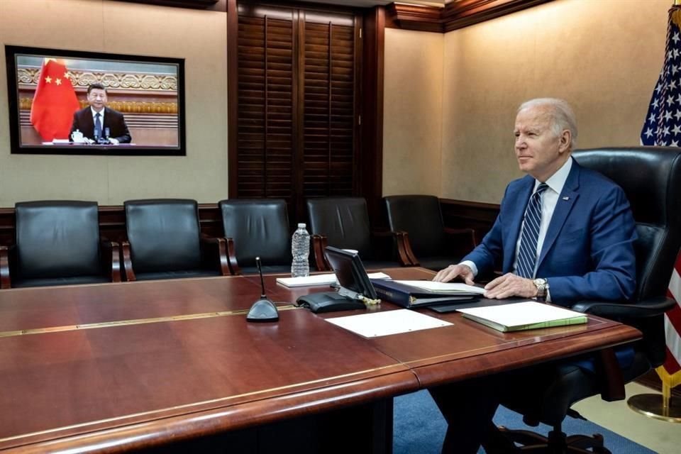 El Presidente Joe Biden advirtió a su par Xi Jinping las consecuencias que tendría China si apoyan a Rusia en la ofensiva contra Ucrania.