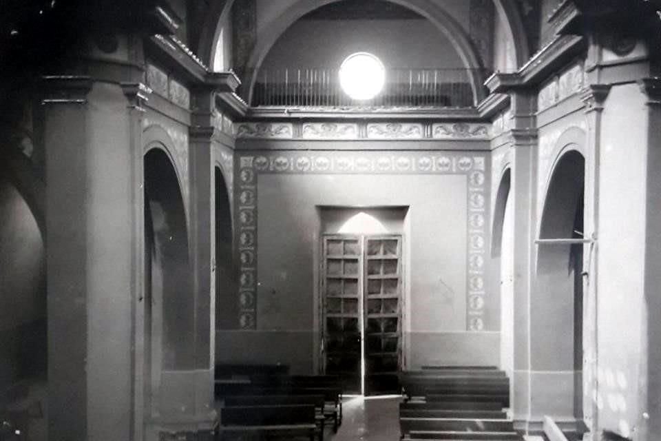 Así lucía el altar de la Capilla de la Medalla Milagrosa, en 1939.