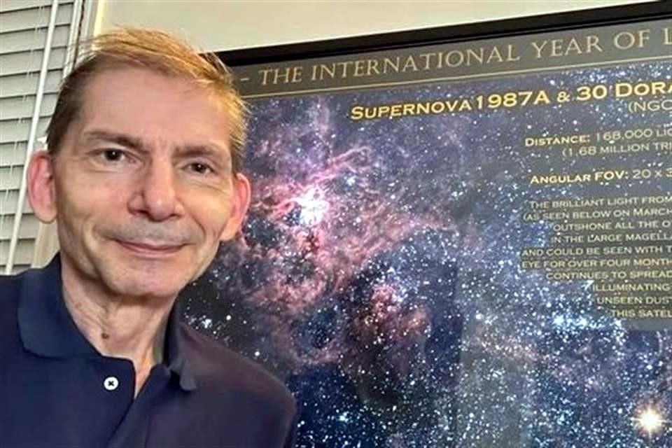 El astrónomo Ian Shelton descubrió hace 35 años la SN 1987A, en la Gran Nube de Magallanes.