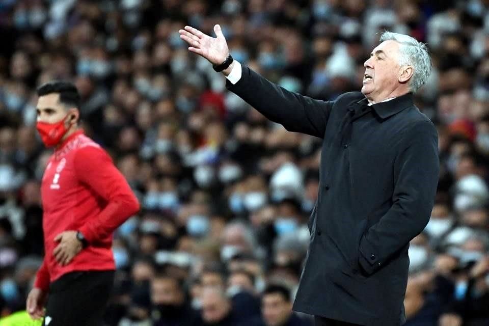 Carlo Ancelotti nunca logró que su equipo reaccionara y el marcador pudo haber sido mucho peor.