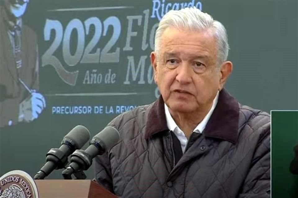 AMLO en conferencia en Cuernavaca, Morelos.