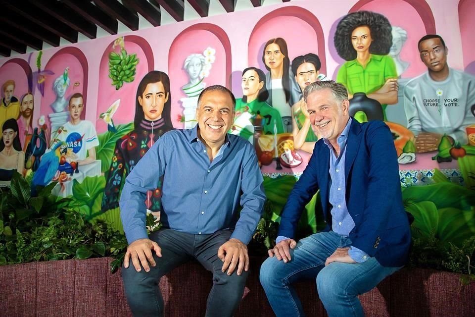 El directivo de Netflix visitó la oficina de la compañía en México, donde apuestan por contenidos y el talento.