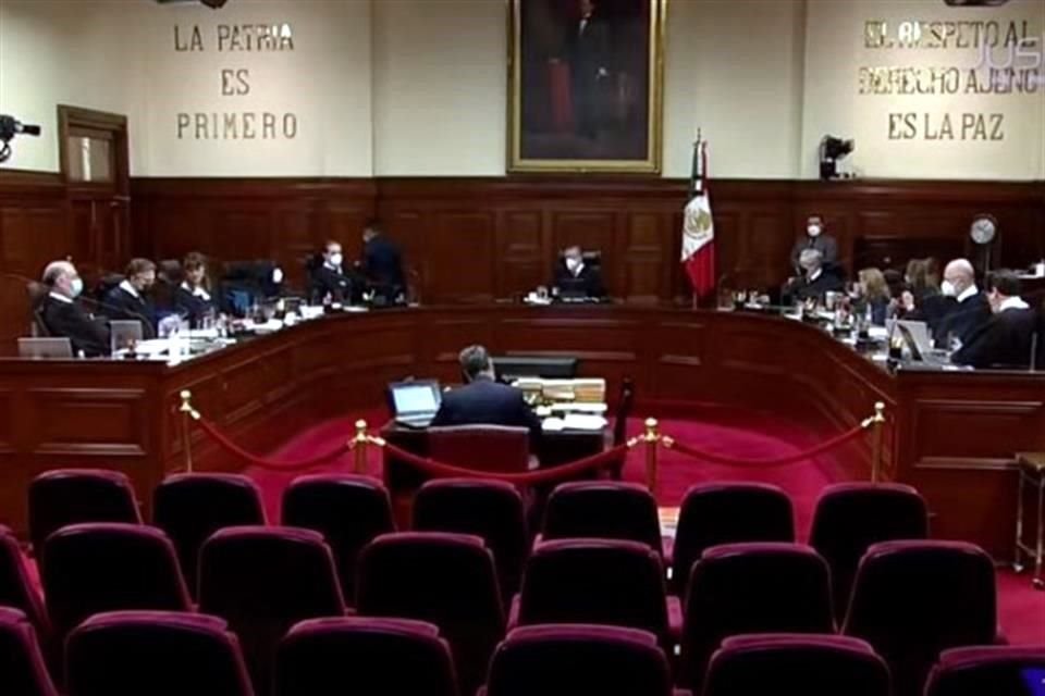 La Suprema Corte de Justicia de la Nación discutió la ley eléctrica de AMLO.