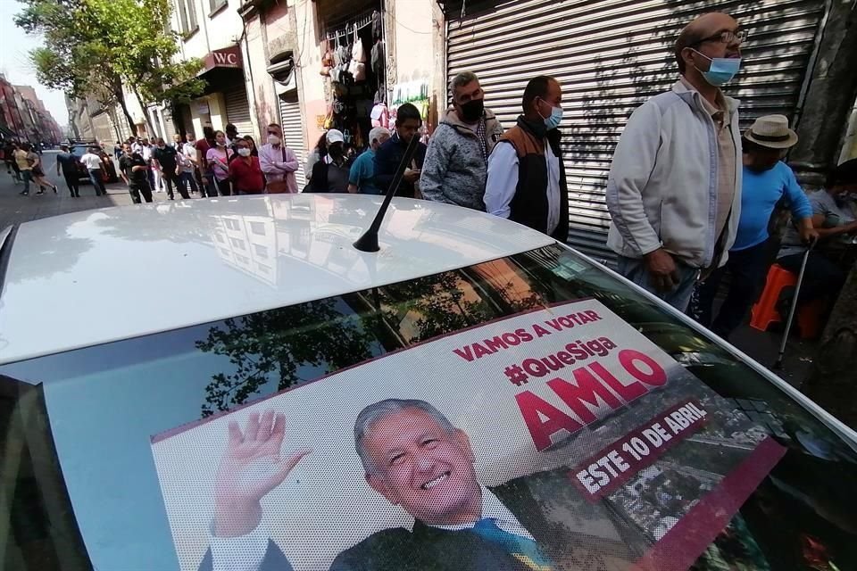 De acuerdo con el INE, hasta el momento no se reportan anomalías.