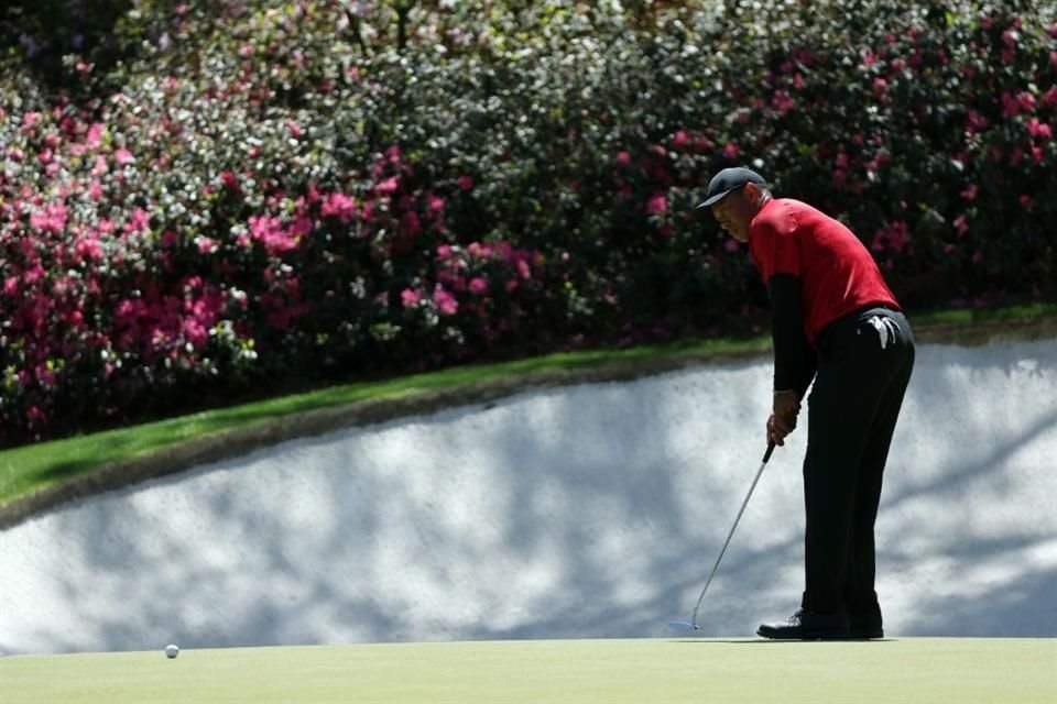 El golfista estadounidense vino de más a menos en Augusta.