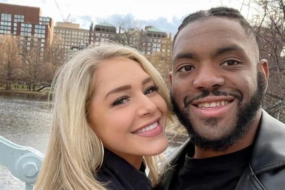 La modelo de OnlyFans, Courtney Tailor, de 25 años, es acusada de supuestamente haber asesinado a su novio (en foto); la familia busca justicia.