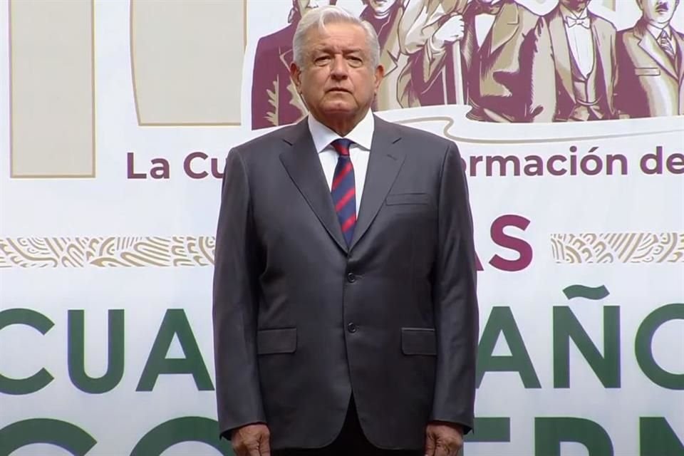 El Presidente López Obrador ofrece un informe a 100 días de su cuarto año de Gobierno, el número 13 en lo que va de su Administración.