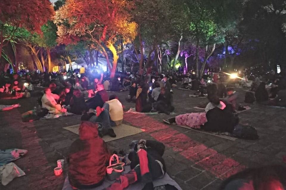En el Jardín Botánico del Bosque de Chapultepec se llevan a cabo picnics nocturnos durante las vacaciones de Semana Santa.