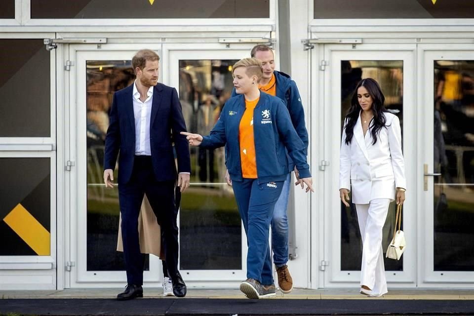 El Príncipe Enrique y Meghan llegaron a Países Bajos para la celebración de los Juegos Invictus.