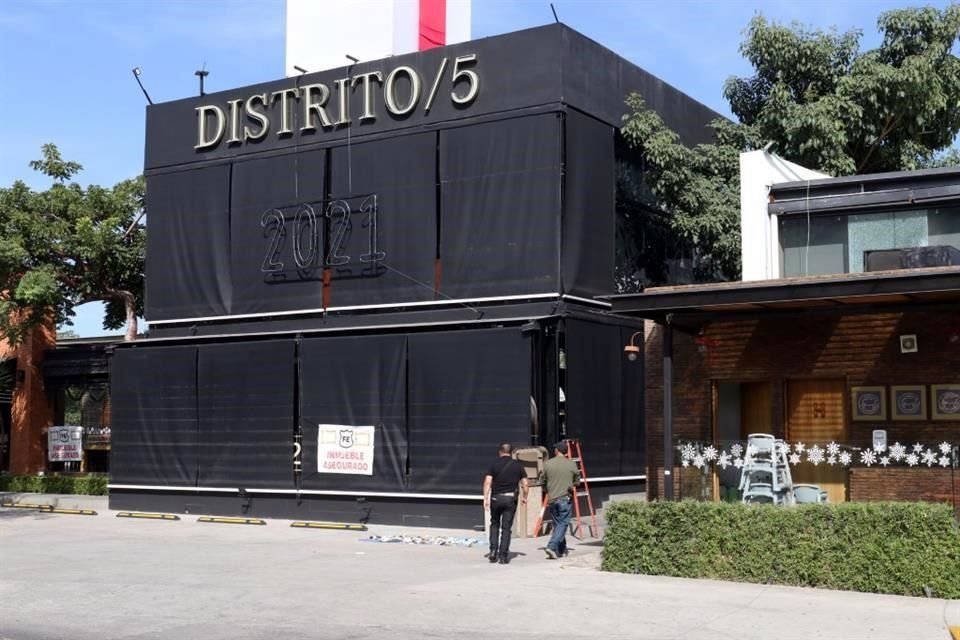 Bar Distrito 5 en Puerto Vallarta, donde asesinaron al ex Gobernador Aristóteles Sandoval.