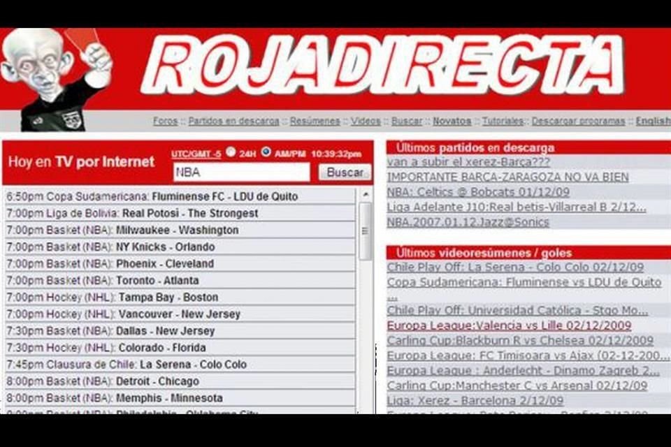 Roja Directa es acusada de piratería.