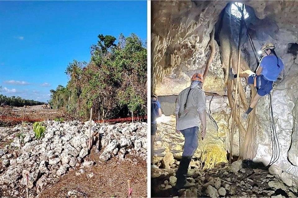 Una cueva subterránea con vestigios prehispánicos fue hallada el pasado 19 de abril en Tramo 5 del Tren Maya, en QR, informó especialista.