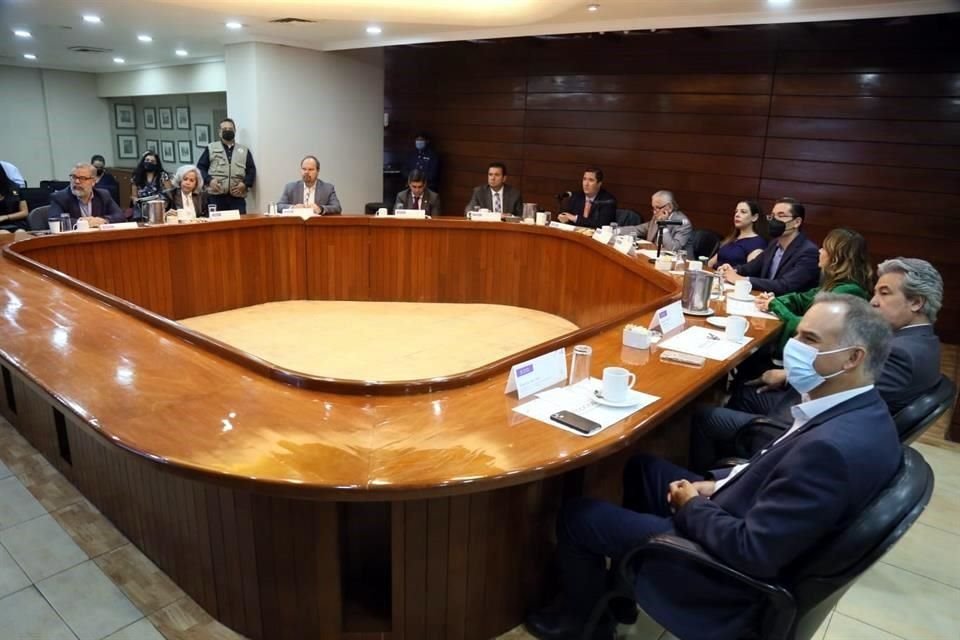 Rueda de prensa del coordinador del Gabinete Económico de Jalisco, Xavier Orendáin de Obeso.