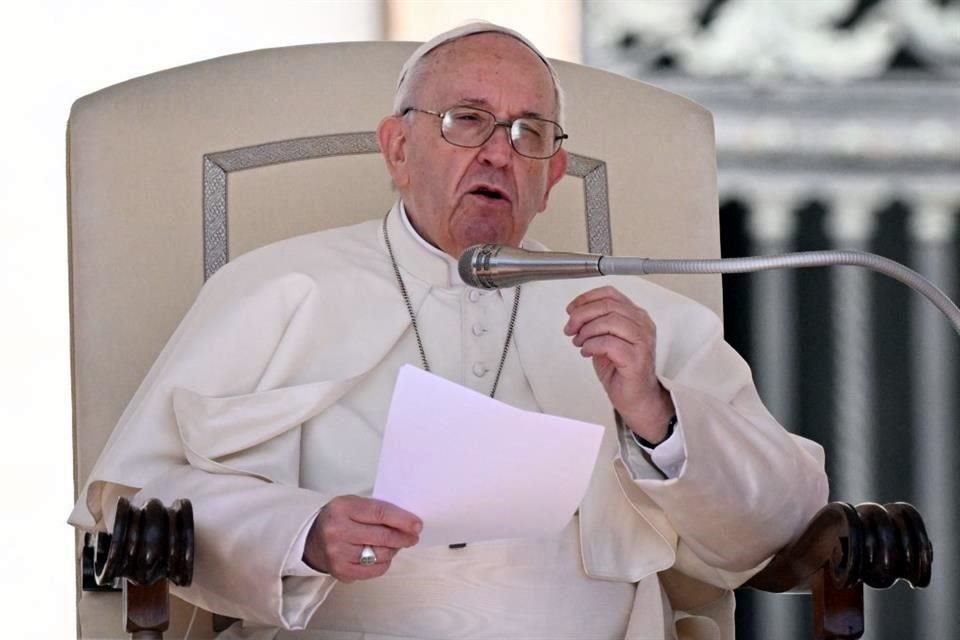 El Papa Francisco en una audiencia en el Vaticano este miércoles.