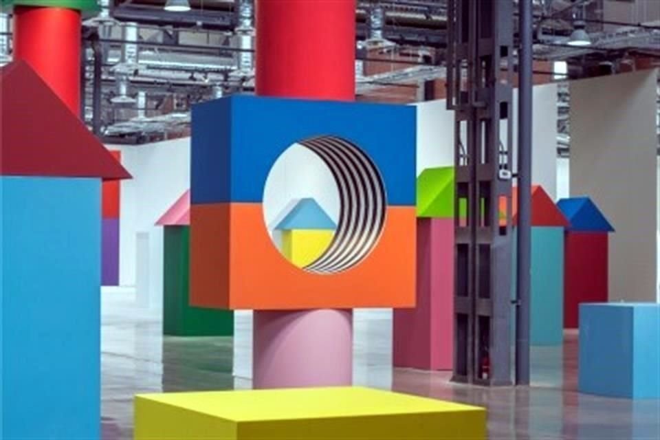 MUSEO ESPACIO. Ubicado en Aguascalientes, el lugar recibió en 2016 la exposición 'Como un juego de niño', que remitía con sus coloridos módulos geométricos a los juegos infantiles.