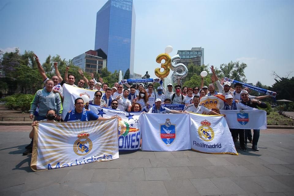 Cerca de 30 aficionados se reunieron en el corazón de la colonia Roma.