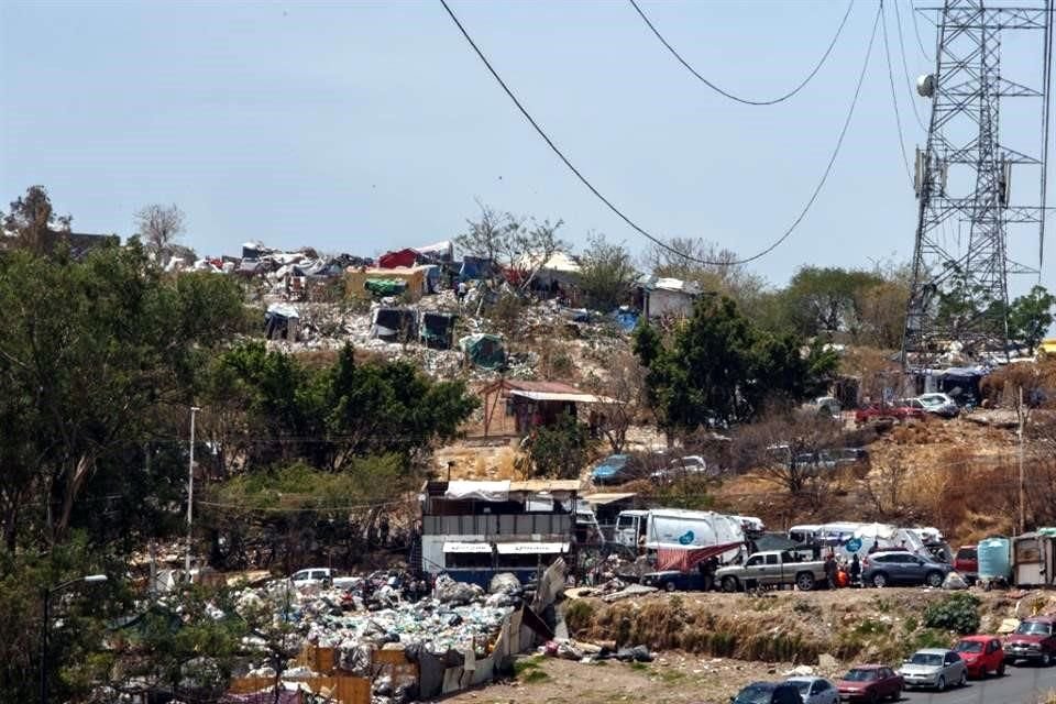 Aspectos generales del vertedero de Matatlán, el cual será utilizado como planta de transferencia de basura.