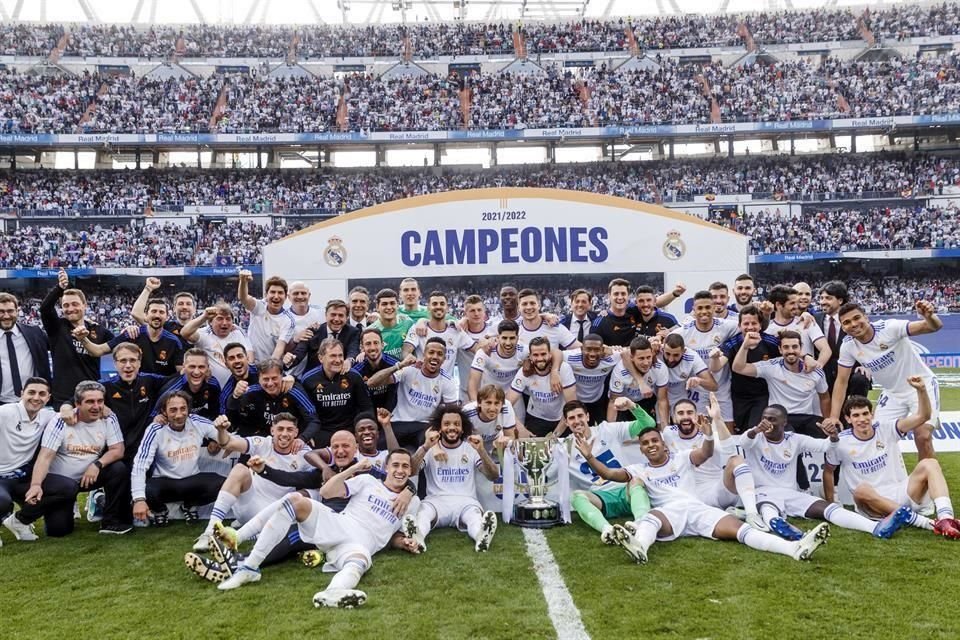 Los merengues llegarán motivados a este partido, luego de haberse coronado en LaLiga el fin de semana pasado.