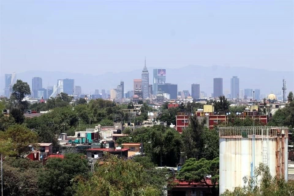 Por ozono, la calidad del aire es mala en Benito Juárez, Coyoacán, Gustavo A. Madero, Iztapalapa y Ciudad Neza, indicó el Simat.