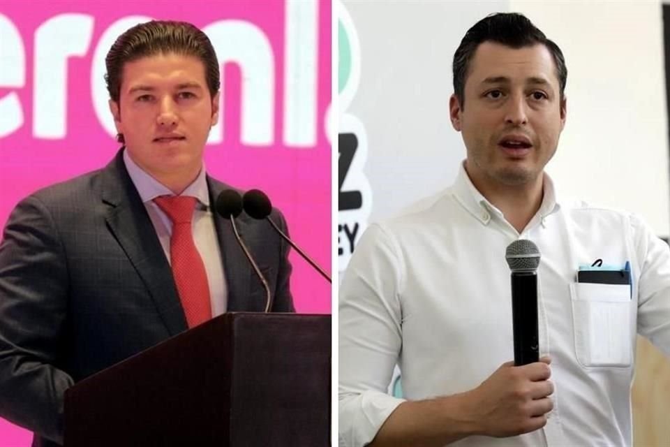 Samuel García, Gobernador de Nuevo León, y Luis Donaldo Colosio, Alcalde de Monterrey.