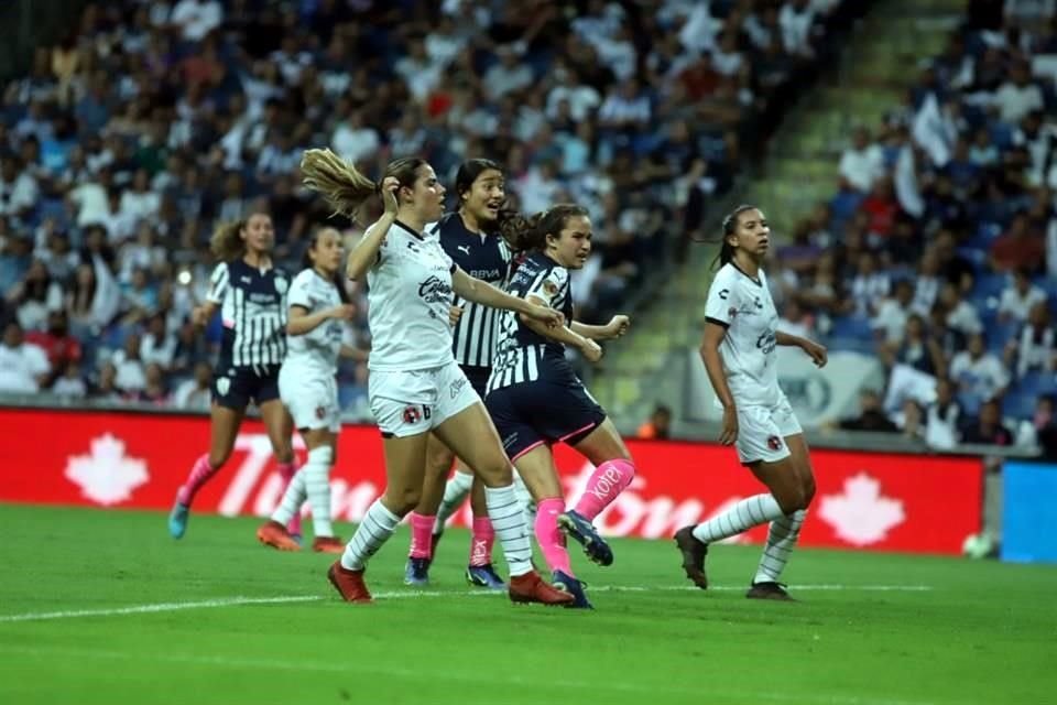 Rayadas se metió a Semifinales del Clausura 2022 luego de vencer 2-1 a Tijuana (3-1 global) en el Estadio BBVA; su rival en la siguiente fase serán las Tuzas del Pachuca.