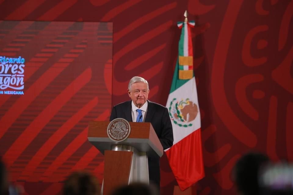 El Presidente en conferencia mañanera.