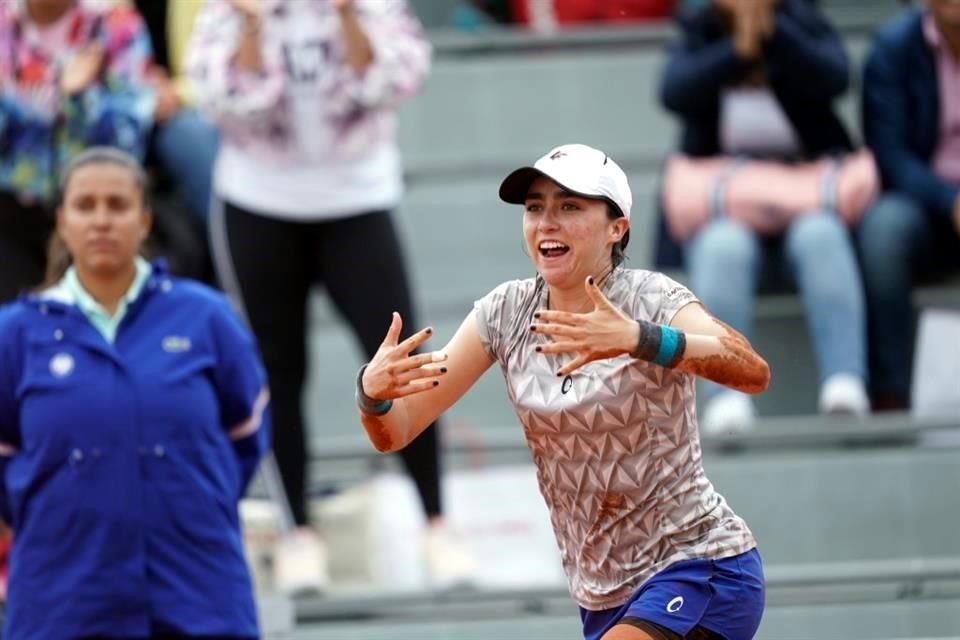 Contreras es la tercera mexicana en jugar Roland Garros desde 1995.