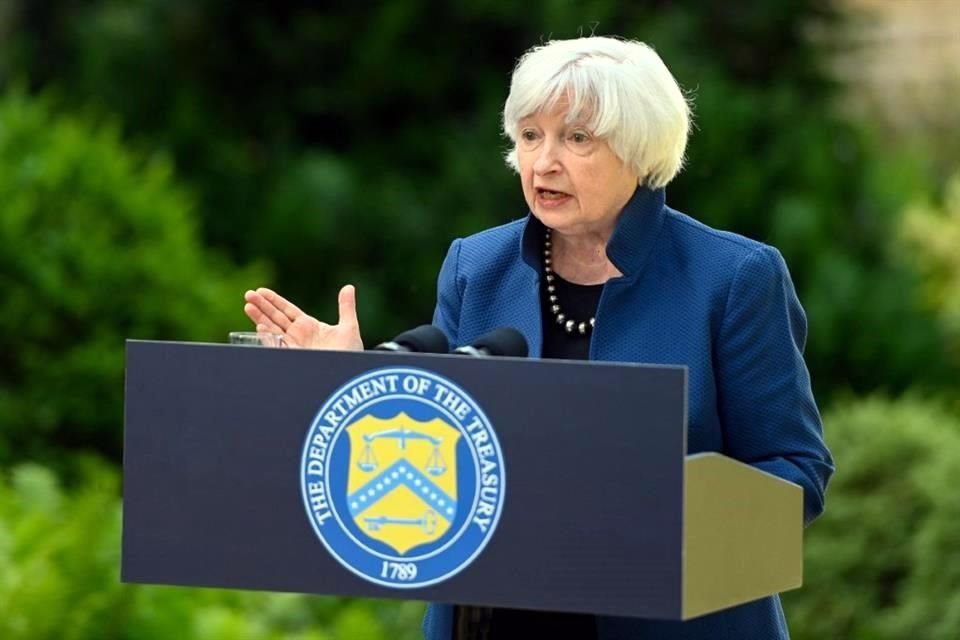 Janet Yellen, Secretaria del Tesoro de EU, dijo que el alza en los alimentos se está convirtiendo en una preocupación mayor.