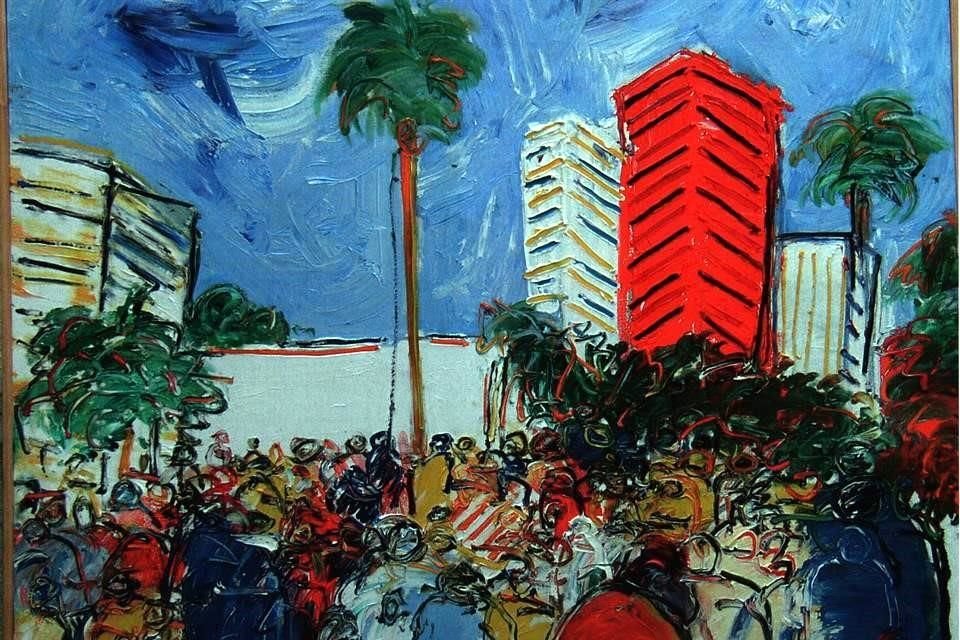 La planta ocupó muchas de sus pinturas desde que se afincó en el País, al despuntar los años 80, y hasta su fallecimiento en 2010.