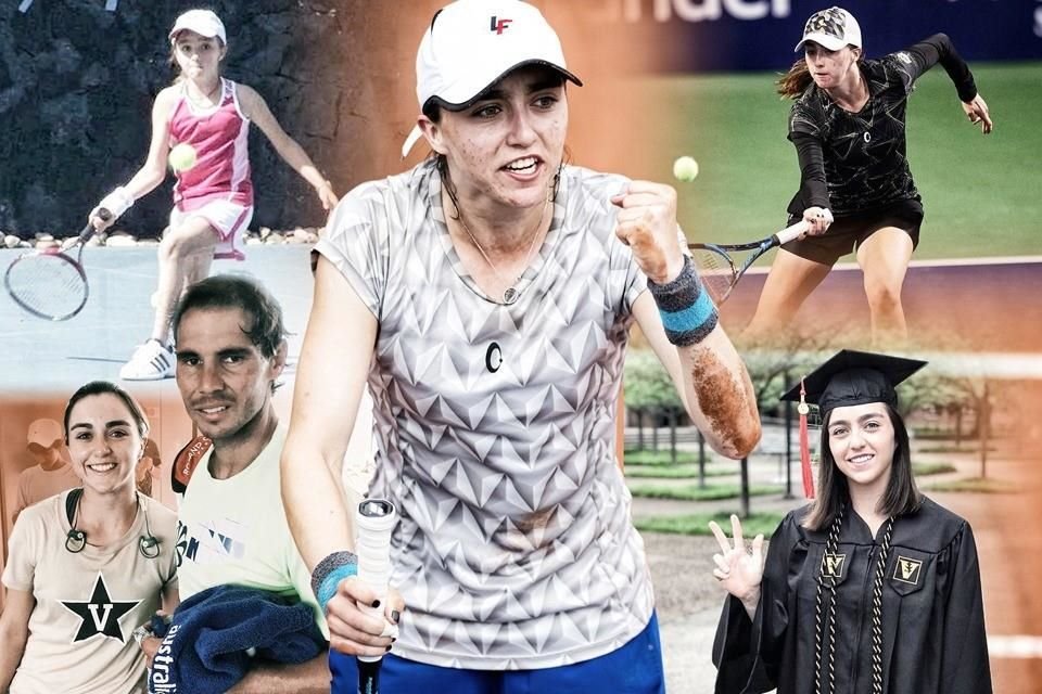 La mexicana ha trazado un largo camino que la tiene en Roland Garros.