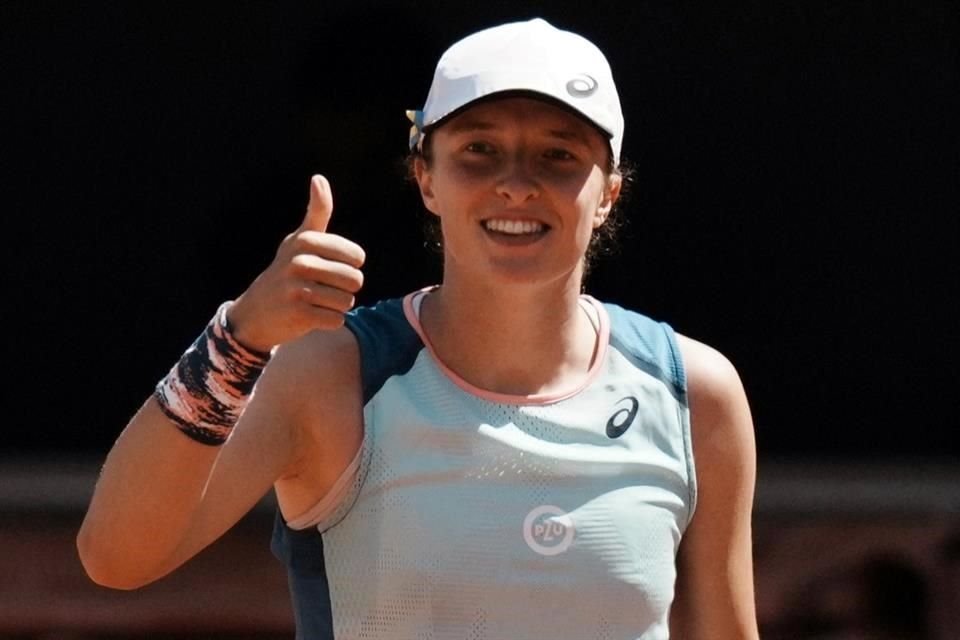 Swiatek está a un triunfo de la Final del Grand Slam francés.