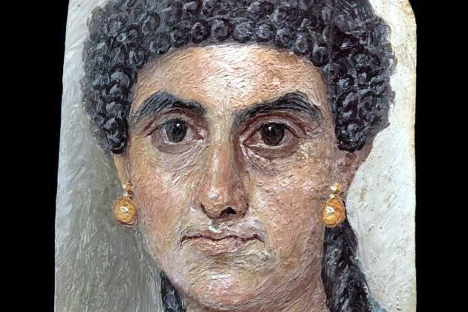 El retrato de una mujer del tipo Fayum (54-68 d. C.), valorado en aproximadamente un millón 245 mil dólares, es otra de las cuatro piezas incautadas por orden de la Corte Suprema de NY.