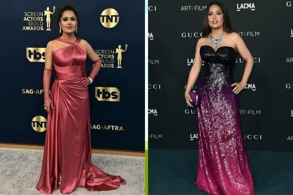 Gucci y Balenciaga son las firmas favoritas de Salma Hayek.