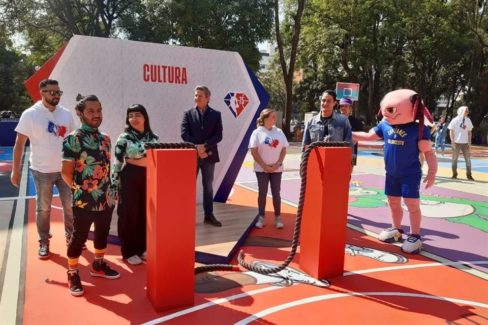 Las canchas fueron inauguradas en el Parque Arboledas.