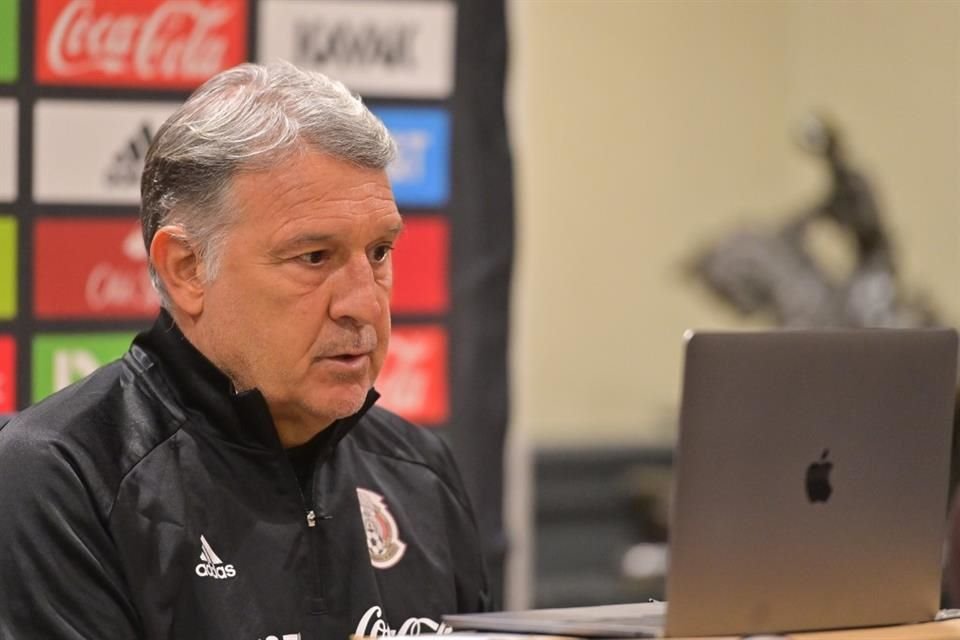 Gerardo Martino atendió por videoconferencia a los medios de comunicación.