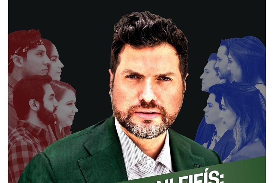 Fernando Canales Clariond autor de la obra, Ni Chairos, ni Fifís: Mexicano, retrata la división política.