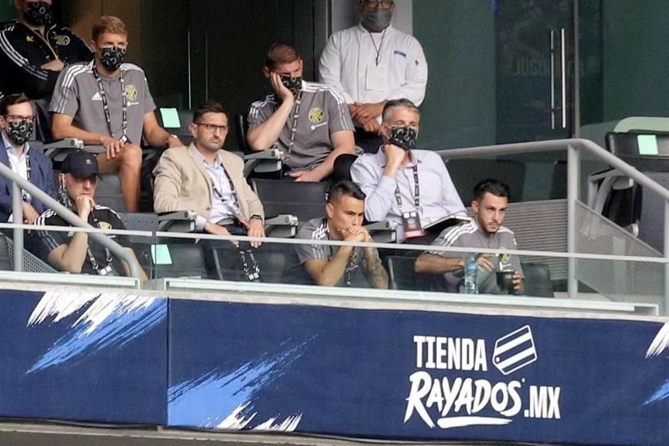 El mediocampista del Columbus Crew, Lucas Zelarayán, viajó con el equipo pese a estar suspendido.