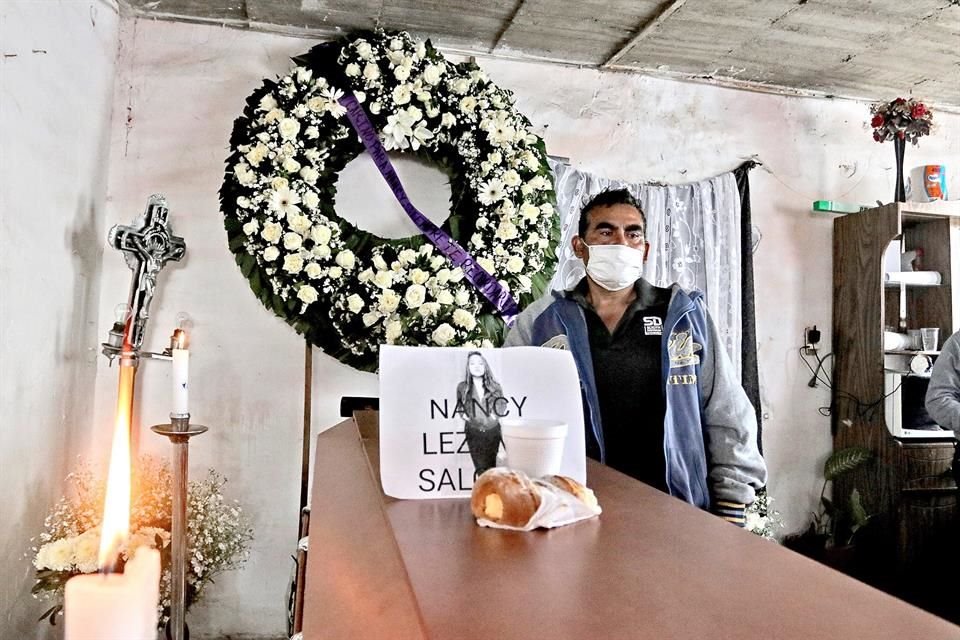 Nancy Lezama fue velada en su casa, en San Juan Ixtayopan.