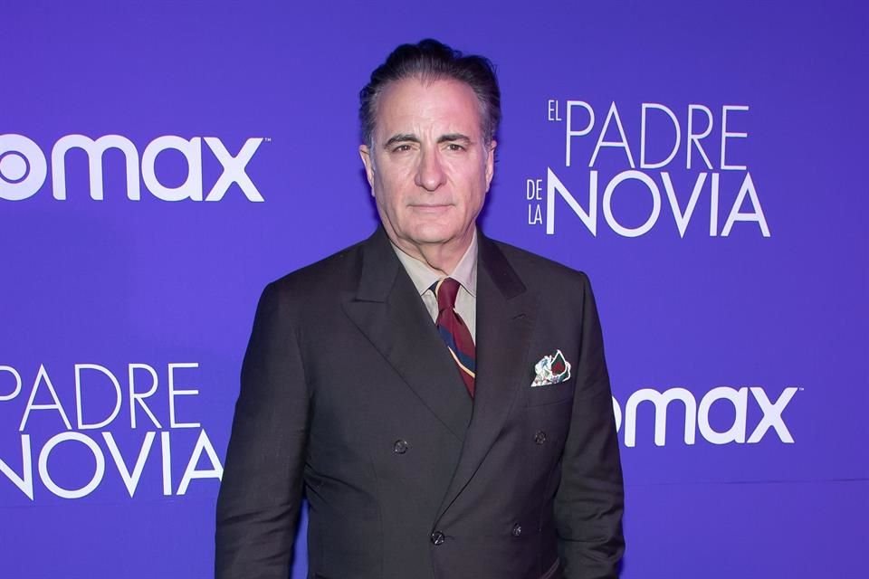 Andy García protagoniza el filme 'El Padre de la Novia' que esta noche presentaron en la CDMX.
