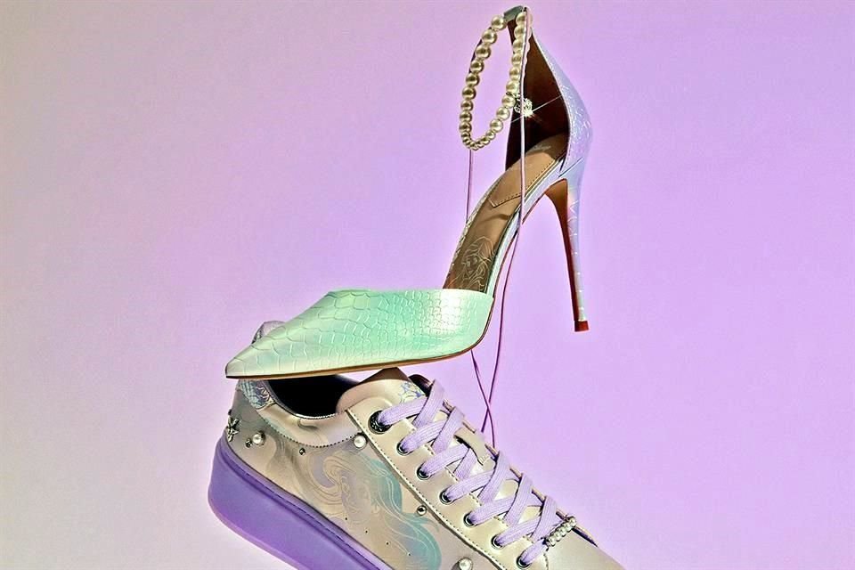 Lanza Aldo colección de zapatillas y accesorios inspirados en los cuentos clásicos como Blancanieves y Cenicienta.